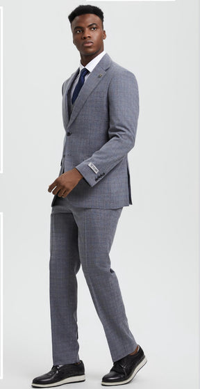 Stacy Adam’s modern fit suit (SK9)(2 Colors)